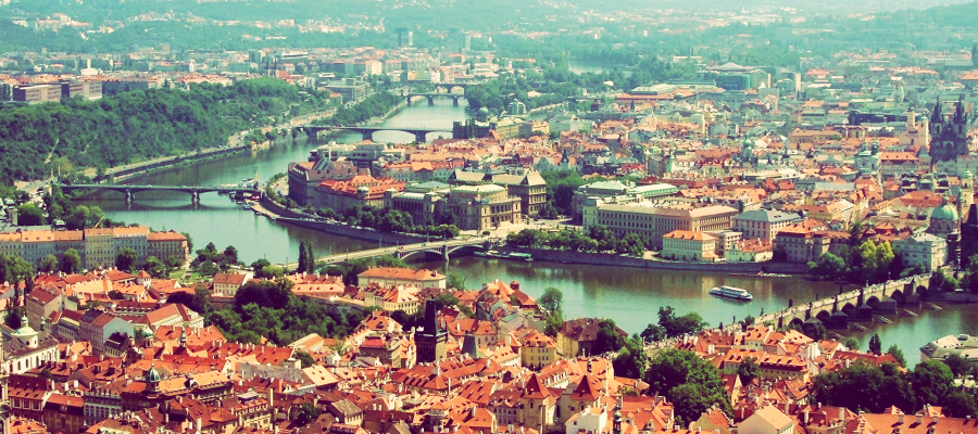 traveling and living in Prague